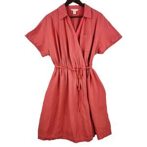 linen dress women Linen Midi Dress 'Beckie', Loose Linen Dress for Women